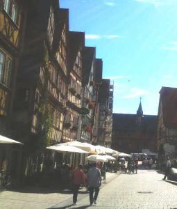 Altstadt von Ochsenfurt - Blick Richtung neues Rathaus